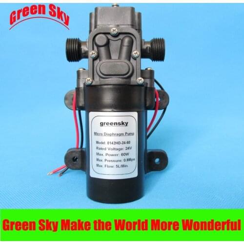 300L/H DC 60W return valve type water diaphragm pump 24v