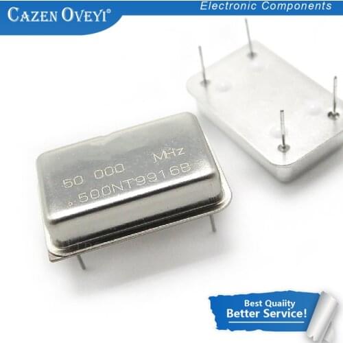 5pcs/lot Rectangular active crystal oscillator 50M 50MHZ 50.000MHZ 10M 10MHZ 10.000MHZ DIP-4 In Stock