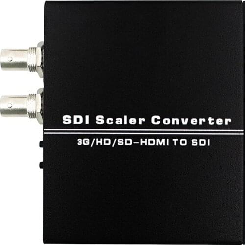 Scaler HDMI to 2 SDI Converter Adapter 1080p Full HD 2 Port SD-SDI/HD-SDI/3G-SDI BNC SDI with switch button for TV DVD Monitor