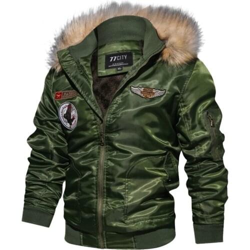 Brand Thicken Winter Military Jacket Men Plus Size 4XL Jaqueta masculina Casual Air Force Flight Jacket Tactical Jacket