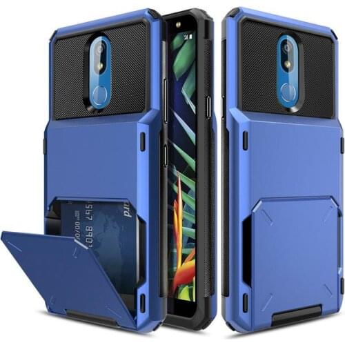 Credit Card Slots Case For LG Stylo 6 5 4 Stylo6 Stylo5 Stylo4 Case Wallet ID Slot Shockproof Cover For LG K40 Stylo 6 5 4 Funda