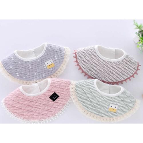 Baby Bibs 360 round cotton Baby Girls boys Bibs Burp Cloths Baby Product Towel burp cloths baby bib