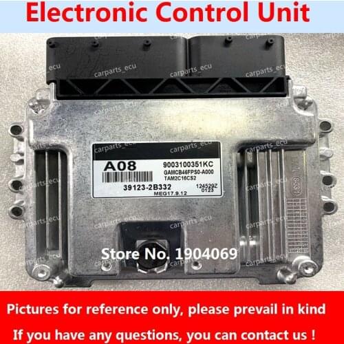 For Hyundai -AT Elantra MEG17.9.12 Car Engine Computer Board/ECU/Electronic Control Unit/39134-2B571/39123-2B332/39131-2B390 HE6