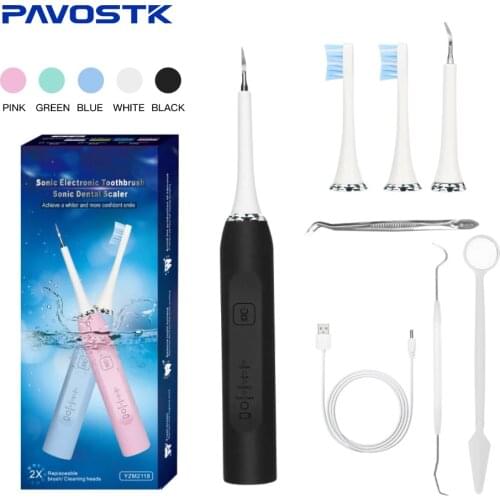 Electric sound wave tooth cleaner tooth stone remover rechargeable tooth cleaner tooth Whitening Tartar tool portable