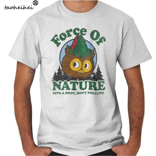 Give A Hoot Don’t Pollute Woodsy The Owl Short Sleeve T-Shirt Tees Tshirts
