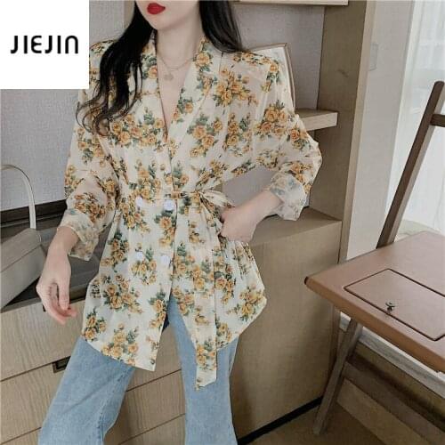 Блузки с воротником стойка JIEJIN China At AliExpress