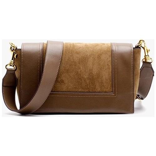 OUSSON New Design Small Square Leather Crossbody Bag Exquisite Female Retro Underarm Bag For Woman