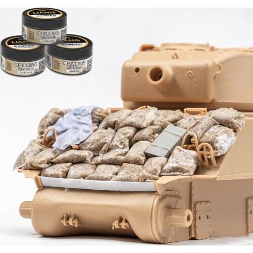 1/35 1/48 Scale Model Scenario DIY Decoration Sandbags Model Combination Sandbags High Simulation RC Model Accessories