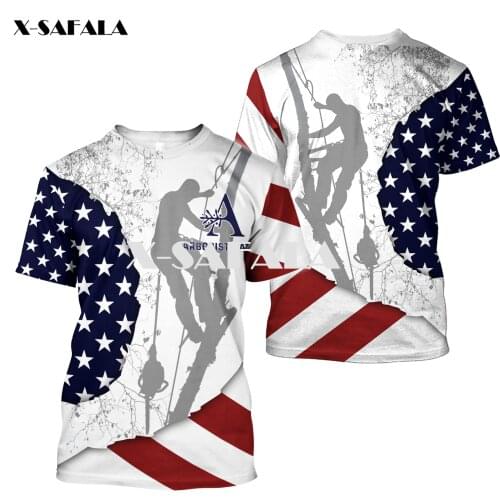 Summer Fashion Men Women Unisex T shirt Arborist Lumberjack 3D Printed T shirts Unisex Harajuku shirt Casual Tee Tops-6