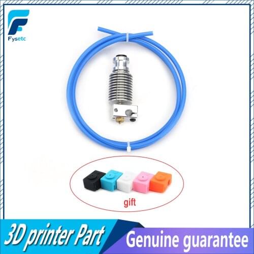 Upgrade HeatSink Extruder Radiator + E3D Hotend Block + V6 Nozzle + 1M PTFE Capricornus Tube For PT100 Prusa I3 MK3