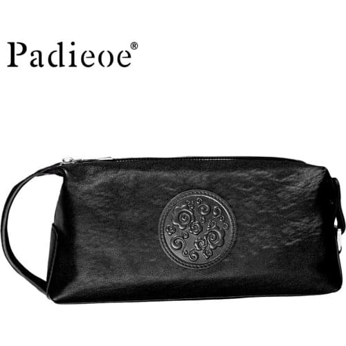 Padieoe bolsa masculina de couro clutch bag purses and handbags luxury envelope fashion