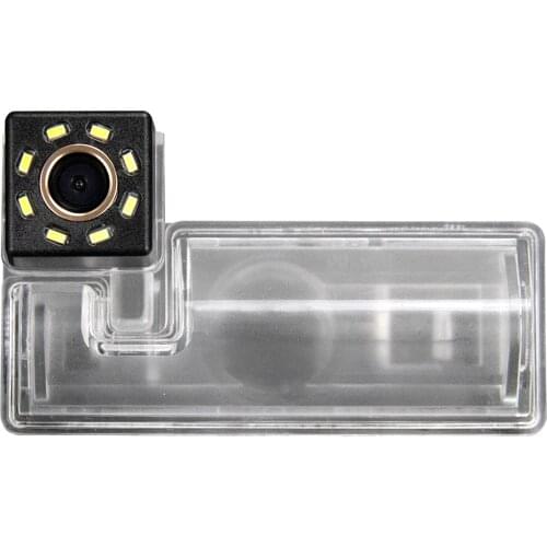 Misayaee Car Rear View Reverse Parking Camera Golden 8 Led for Suzuki SX4 sedan 2008 2011 2012 Night Vision Waterproof
