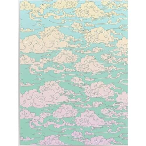 Canvas Printed Chased Home Decoration Seven Colored Clouds Painting Fashion Sky Poster Wall Art Picture For Living Room Modular