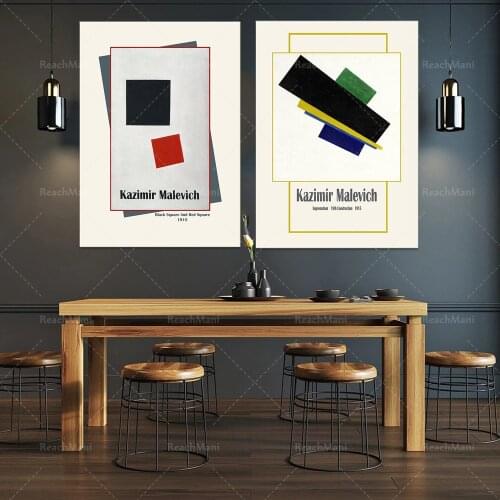 Malevich Cubism posters, exhibition posters, abstract art, cubism posters, art gallery printing, poster art, Bauhaus exhibition