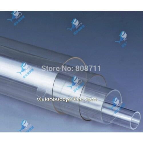 50cm Clear arcylic pipe Plastic Plexiglass tube Pipe tube boite plexiglas transparent, tube plexiglass 50mm, 60mm, 70mm, 90mm