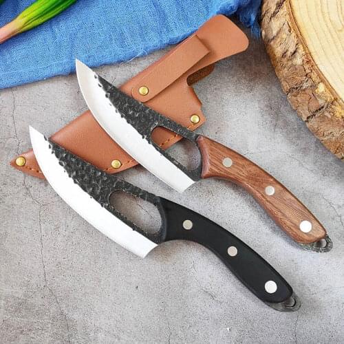 Hand-forged boning knife Stainless steel sharp butcher knife Meat cleaver Kitchen knife