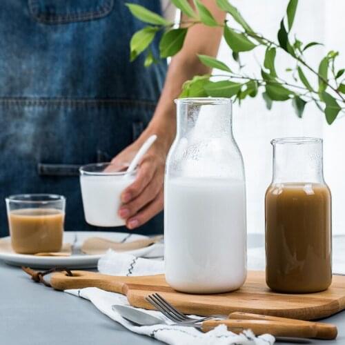 Japanese Style Heat-resistant Glass For One Person Teapot Ice Cold Kettle Creative Transparent Milk Cup Simple Juice Cup Glass