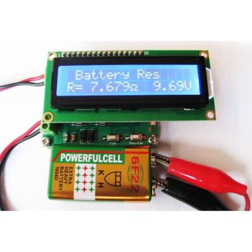 Battery internal resistance tester with ESR measurement function Resistance measurement range 0.001~120 Ω