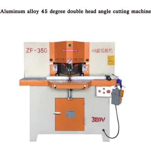 Aluminum alloy 45 degree double head angle cutting machine double head saw high precision miter saw aluminum machine