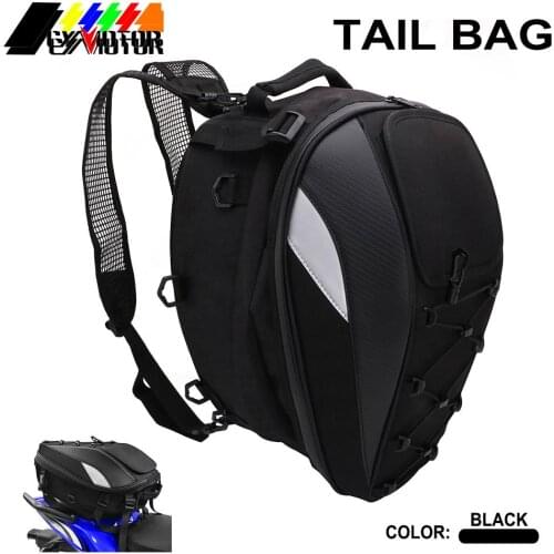 Universal Waterproof Motorcycle Tail Bag Multi-functional Mounting Durable Rear Seat Bag High Capacity Rider Backpack For KTM