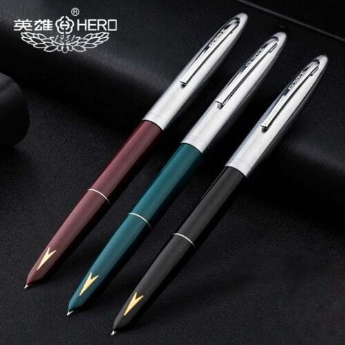 High Quality HERO 329-a Plastic Fountain Pen Stationery Office School Supplies Ink Pens