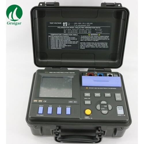 YH510 High Voltage Digital Insulation Tester YH-510 Digital Megger 5Tohm 5KV Temperature compensation