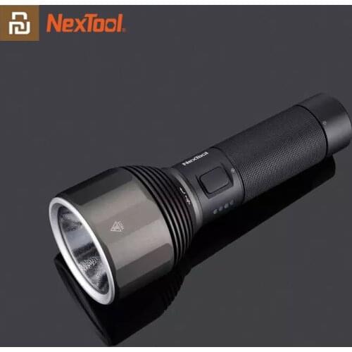 Youpin NexTool 2000lm 380m Outdoor Flashlight USB-C Rechargeable IPX7 Waterproof Portable Flash Light for Travel Camping