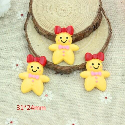 15pcs/lot mix colors resin lassock in solid color for kids hair phonecase DIY resin cabochons accessories