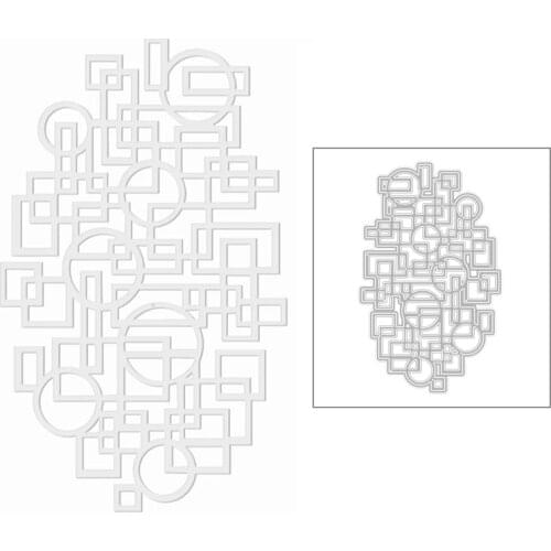 2020 New Lace Background Metal Cutting Dies and Frame Debossing Die Cut Scrapbooking For Crafts Card Making no Stamps Sets