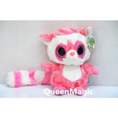 Free shipping Action Figure YOOHOO FRIENDS Plush Big Eyes Cute Animal Toy (spectacled bear) - 5" Ricky, gift for children