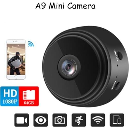A9 Wireless Ip Mini Camera1080P IP WiFi Night Vision Security Video Recorder App Control Camcorder Surveillance Wifi Cameras