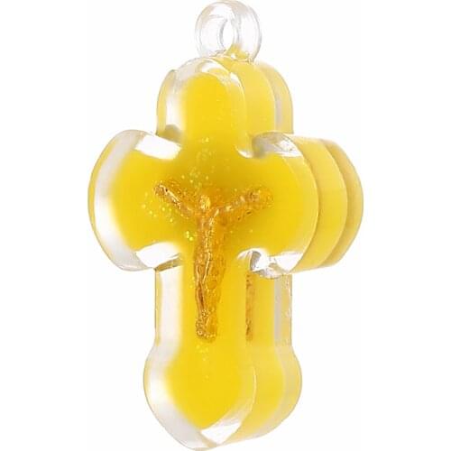 Church Relics Jesus on the Stand Cross Wall Crucifix Antique Home Chapel Decor Cross Tag New Years Accessories 12PCS