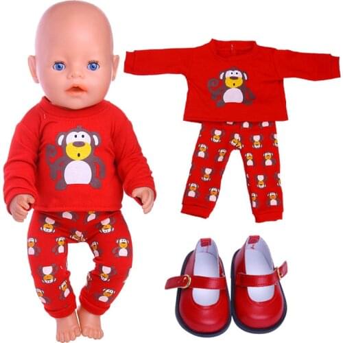 Girl Doll Clothes, 6 Animal Pattern Styles, For 18 Inch American Girl Dolls And 43 cm Reborn Baby Dolls, Best Gifts For a Genera