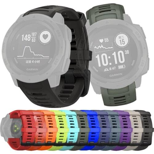 For Garmin Instinct Sport Silicon Quick Release Replacement Strap Watch Band Smart watch Wearable accessories #810