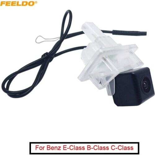 FEELDO 1Set Car Backup Rear View Camera For Benz E-Class B-Class C-Class S-Class GLK GLA Smart Parking Camera #AM2941