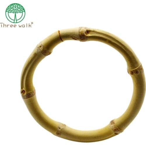 Natural bamboo rings wooden rings diy handmade craft round jewelry findings mixed sizes