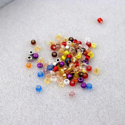 1.5 3mm Mixed Color Round Spacer Seed Glass Beads for Jewelry Making Bracelet Necklace Diy Accessories Handmade Finding Supply