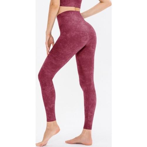 Tie Dye Leggings Sport Running Yoga Print Pants Comfortable High Waist Leggings sport women Fitness Seamless Stretch Gym Pants