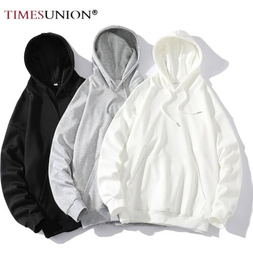 Mens/Womens Hoodies 2021 Autumn Winter Thick Male Casual Hoodies Sweatshirts Mens Solid Color Hoodies Sweatshirt Tops W48