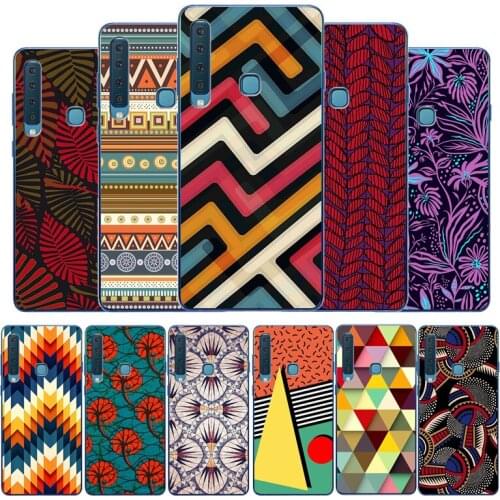 African style fabric TPU Soft Phone Case For Samsung Galaxy A3 A5 A7 2016 2017 A6 A7 A8 A9 2018 A80 A70 A50 A40 A20 A10