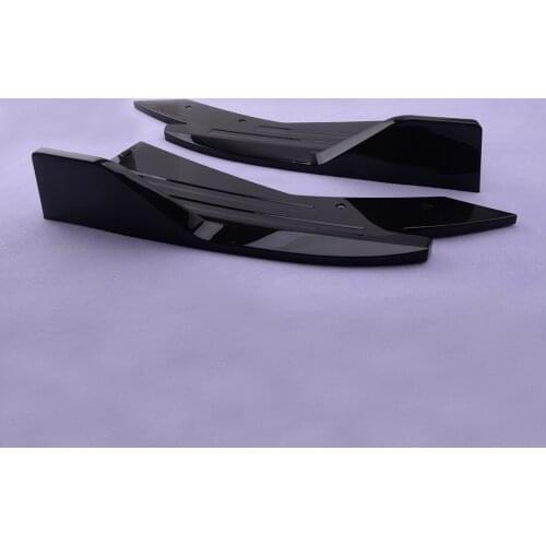 Pair Rear Bumper Corner Apron Spat Lip Wrap Splitter Diffuser Canard Protector Fit for Lexus IS200T IS300 IS250 IS350 2014-2020