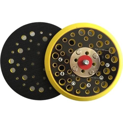 5 Inch 125mm 44 Holes Sander Backing Pad For MIRKA Hook And Loop Sanding Pads Dust Free Sanding Disc Holder