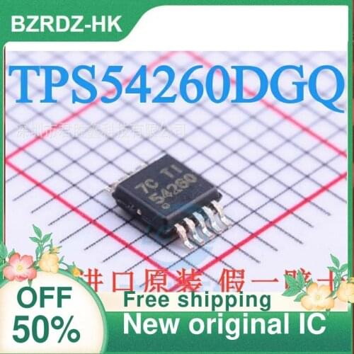 1-20PCS 54260 TPS54260DGQR Msop-10 3.5-60v input 2.5A step-down converter New original IC