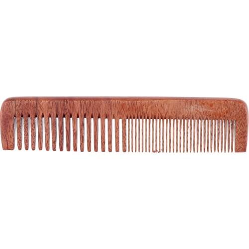 Handcrafted Extra Large Women Men Wood Comb with Broad-toothed and Fine-toothed, Men Gift