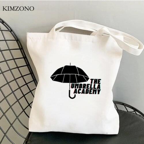 The Umbrella Academy shopping bag cotton jute bag recycle bag bolso reusable bag boodschappentas reusable string tote grab