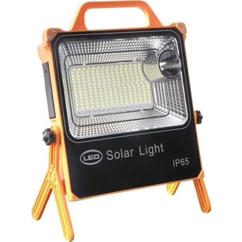 50W/100W LED Solar Flood Light Warning Light Outdoor Hiking Fishing Emergency Camping Light Portable Solar Lamp Waterproof