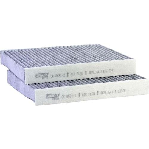 4119163329 64119272642 activated carbon pollen cabin air filter Alpina B5 D5 F10 F11 B6 F12 F13 B7 F01 F02 BMW 5 6 7 series