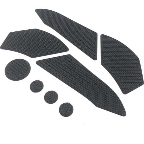 Left & Right Motorcycle Gas Tank Pad Protector Rubber Stickers Fit for Ducati MULTISTRADA 950 950S 2019-21