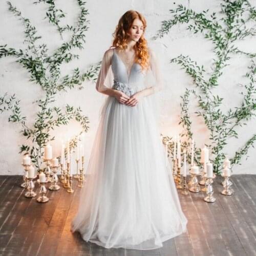 Wedding Dress White Ivory Sexy High Splits Beaded Beading Pearls Crystal A Line Backless Bridal Gown Vestido De Noiva