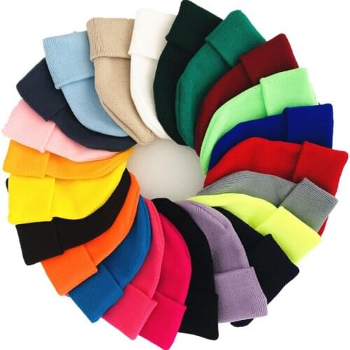 Womens Winter Cotton Knitted Hat Autumn Warm Skullies Beanies For Men Streetwear Hip Hop Cap Bennet Gorras Hombre Chapeau Femme